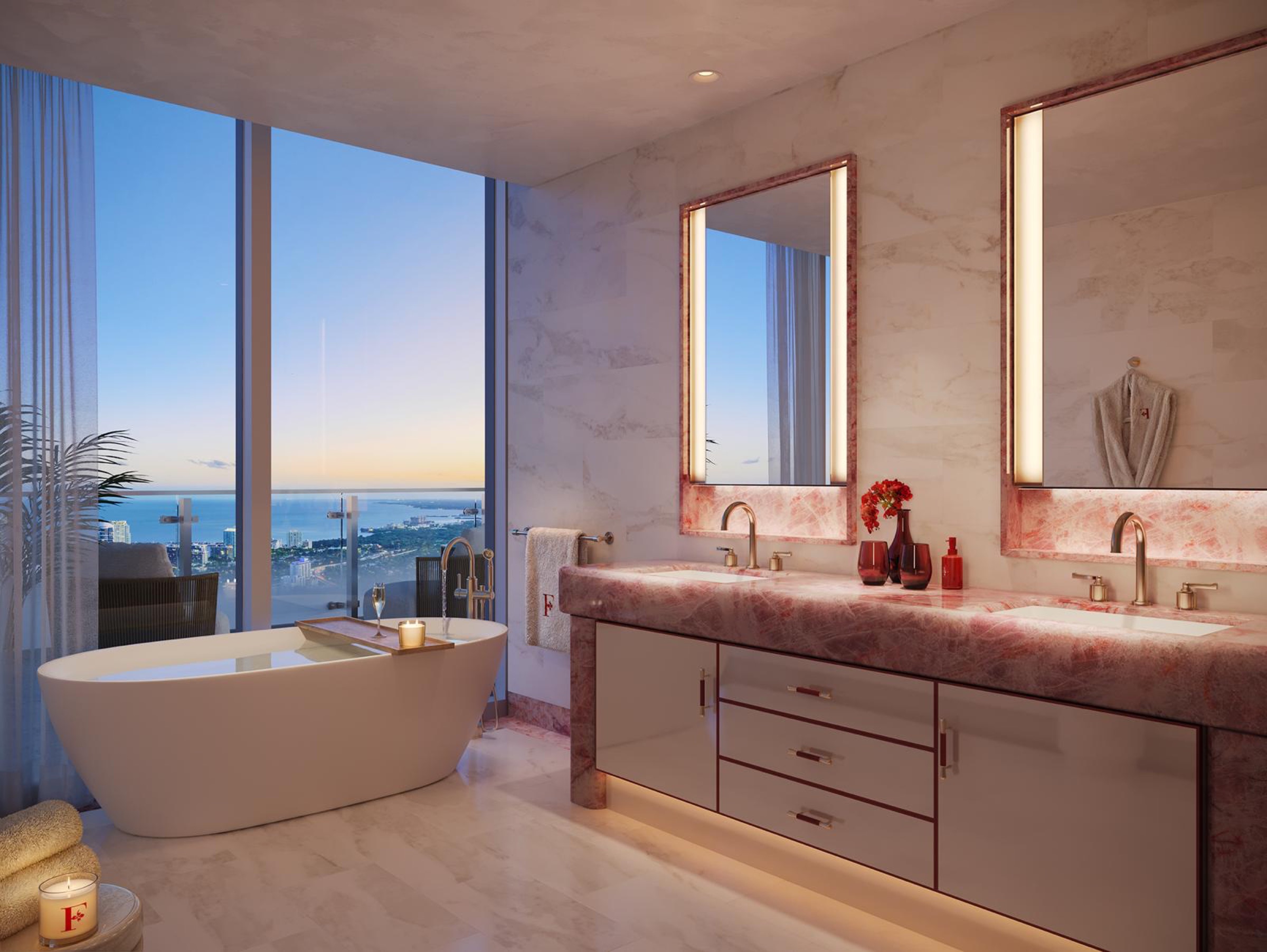 The Faena Rose lounge